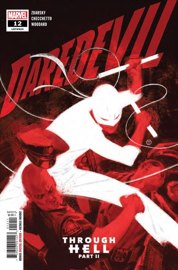 Daredevil #12, copertina di Julian Totino Tedesco