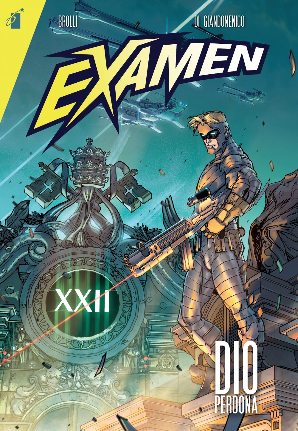 Examen, copertina di Carmine Di Giandomenico