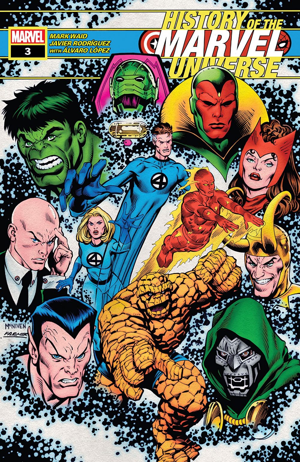 History of the Marvel Universe #3, copertina di Steve McNiven