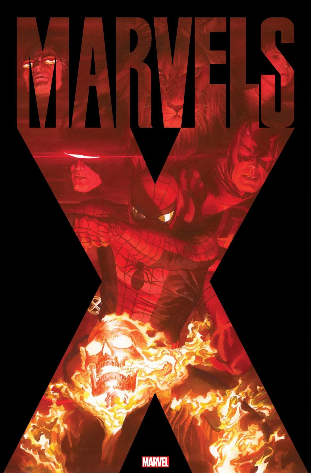 Marvels X #2, copertina di Alex Ross