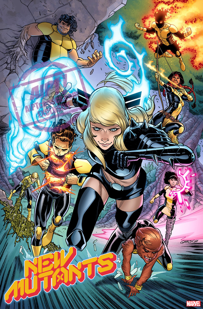 New Mutants #1, variant cover di Javier Garron