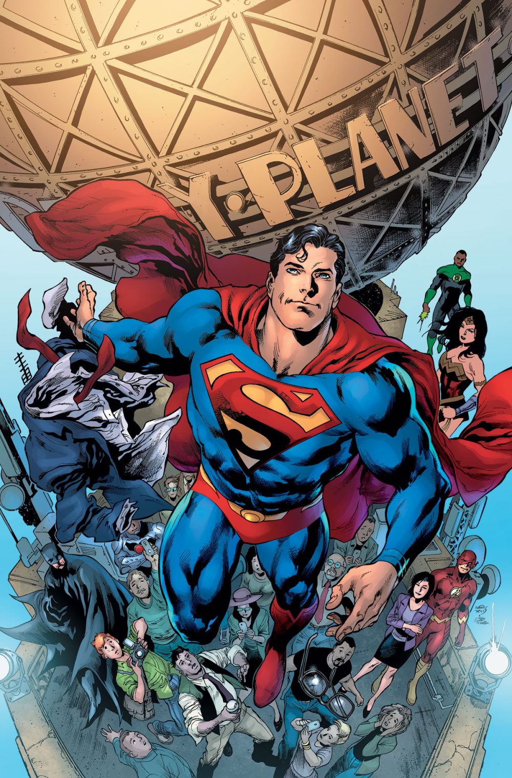 Superman #19, copertina di Ivan Reis