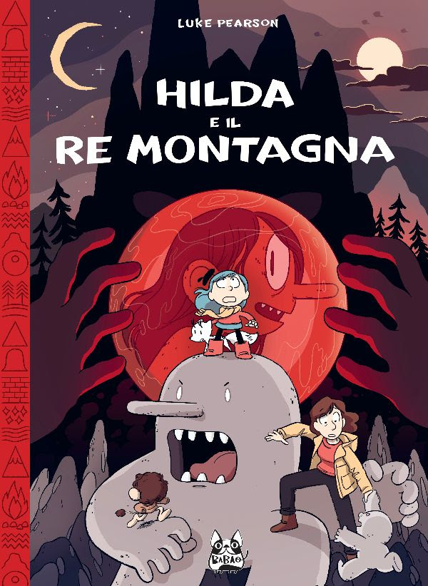 Hilda e il Re Montagna, copertina di Luke Pearson