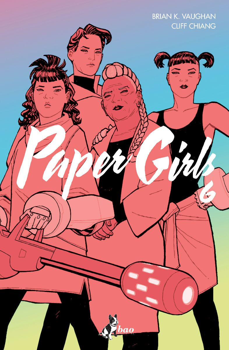 Paper Girls vol. 6, copertina di Cliff Chiang