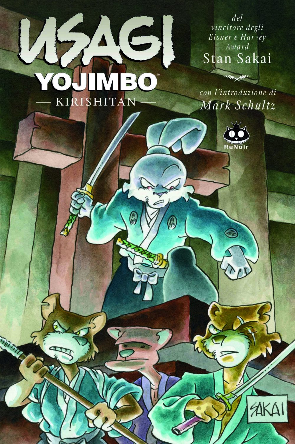 Usagi Yojimbo - Kirishitan, copertina di Stan Sakai