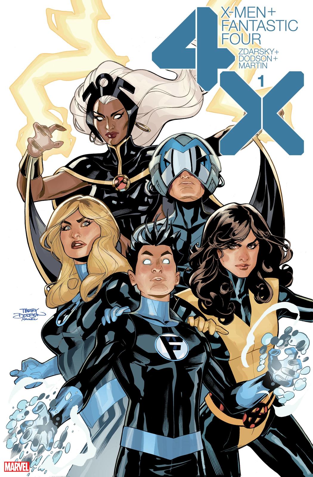 X-Men/Fantastic Four #1, copertina di Terry Dodson