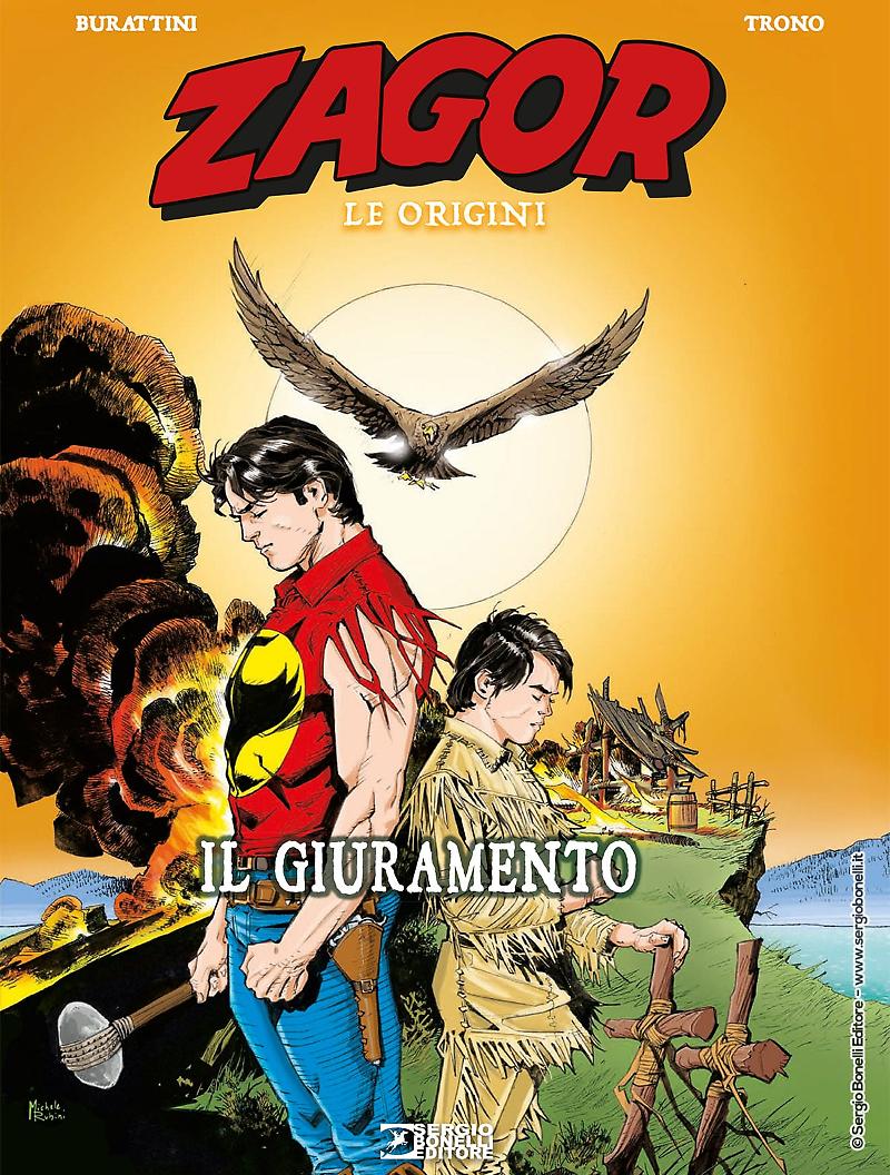 Zagor - Le origini 2: Il giuramento, copertina di Michele Rubini