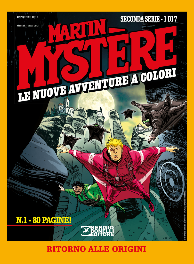 Martin Mystère - Le nuove avventure a colori 1: Ritorno alle origini, copertina di Lucio Filippucci