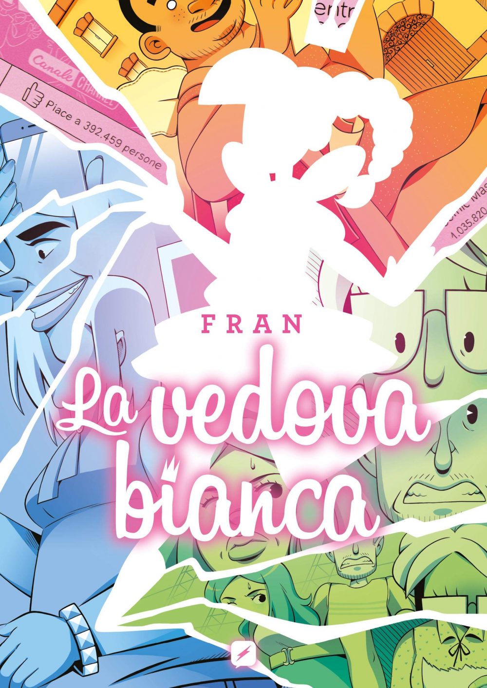 La vedova bianca, copertina di Fran De Martino