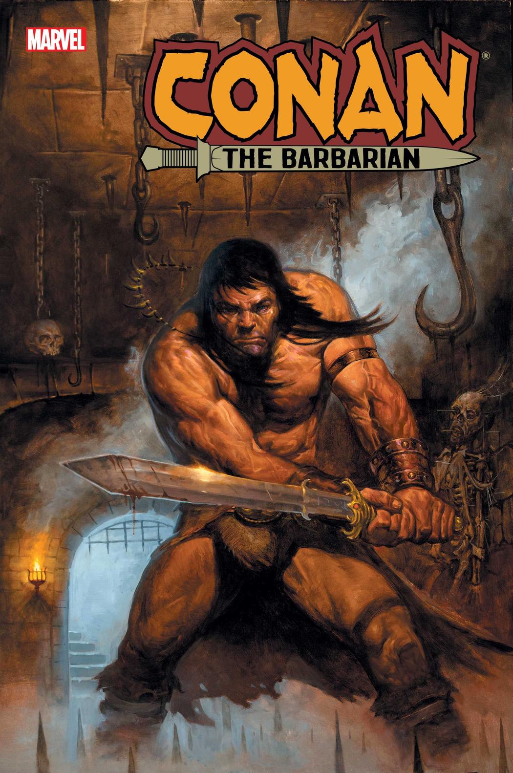 Conan the Barbarian #13, copertina di E.M. Gist