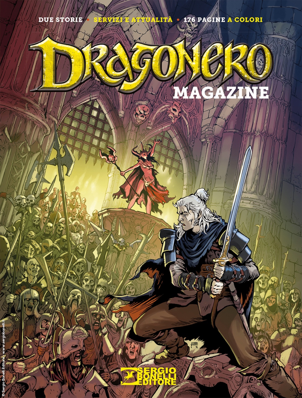 Dragonero Magazine 2019, copertina di Gianluca Pagliarani e Paolo Francescutto