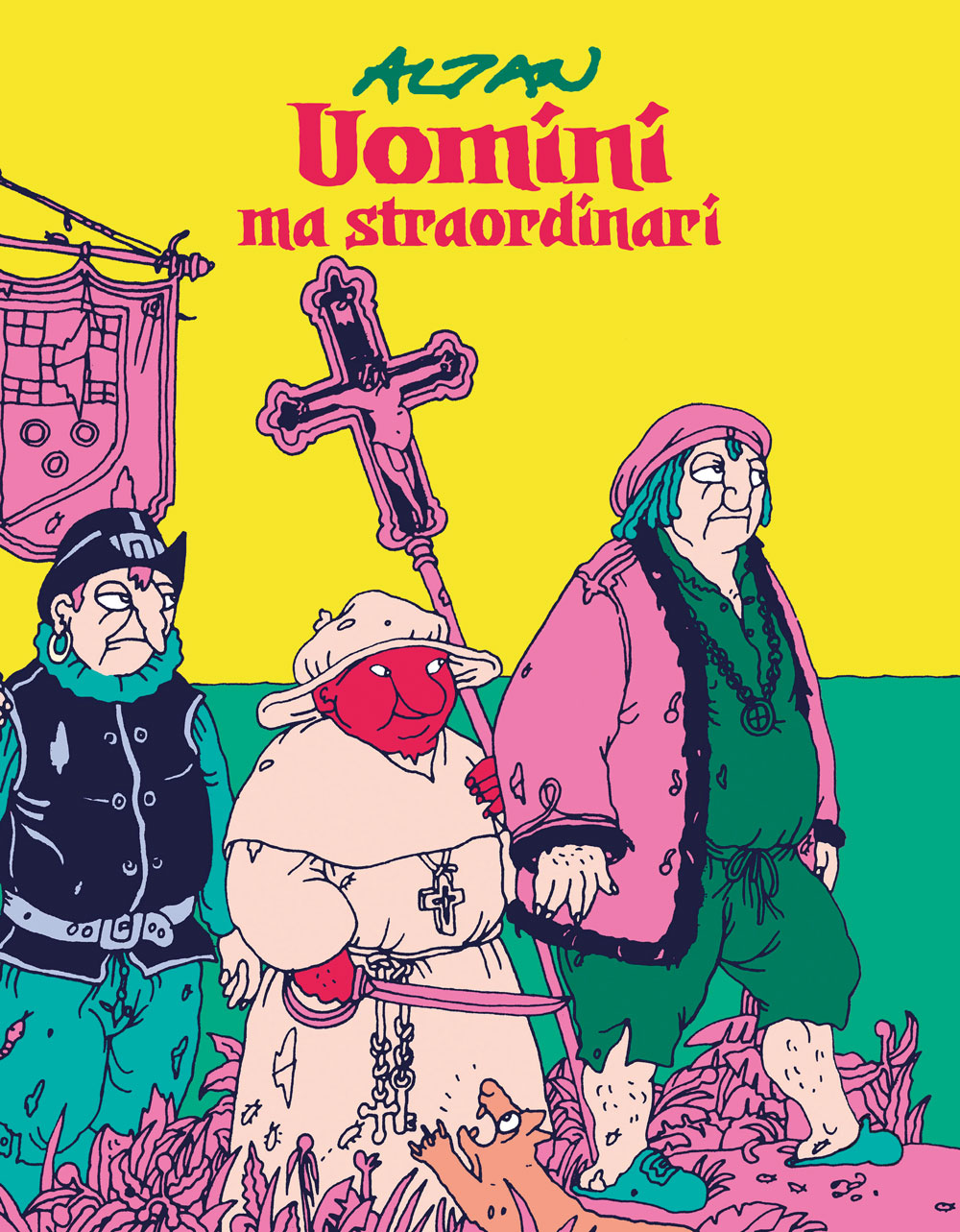 Uomini ma straordinari, copertina di Altan