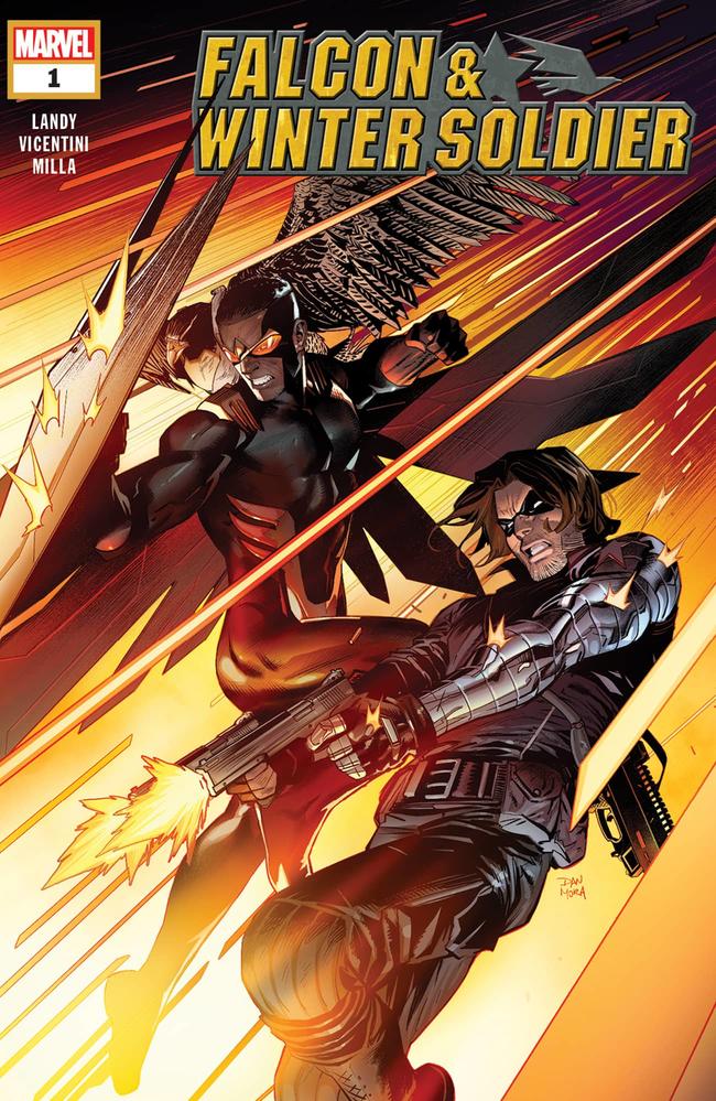 Falcon/Winter Soldier #1, copertina di Dan Mora