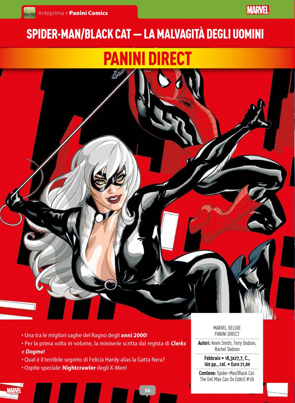 Spider-Man/Black Cat: La malvagità degli uomini su Anteprima