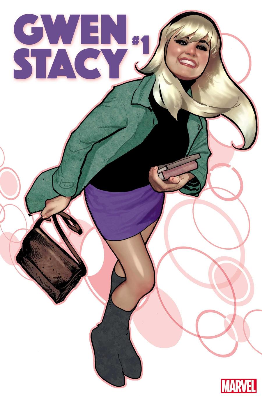 Gwen Stacy #1, copertina di Adam Hughes