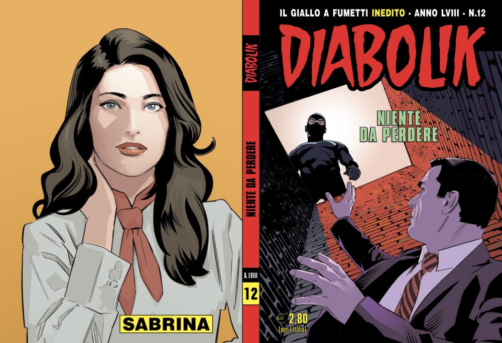 Diabolik Anno LVIII n. 12 – 1° dicembre, copertina di Matteo Buffagni