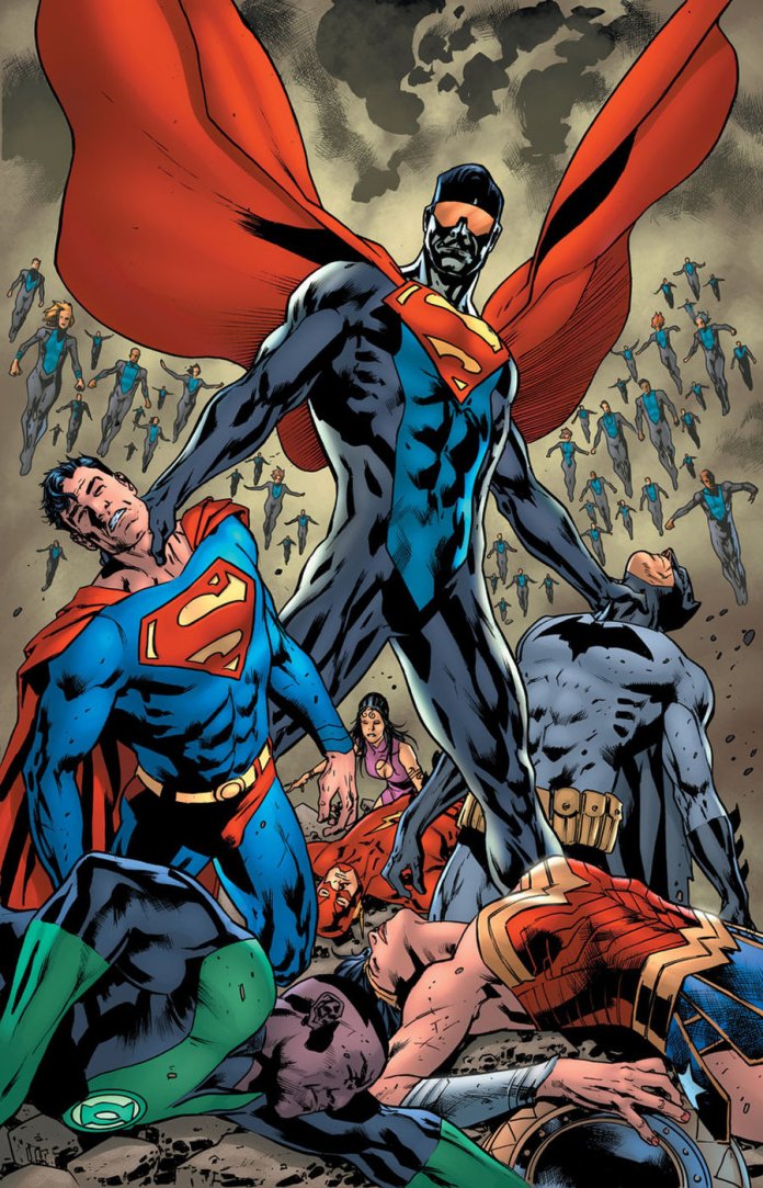 Justice League #41, copertina di Bryan Hitch