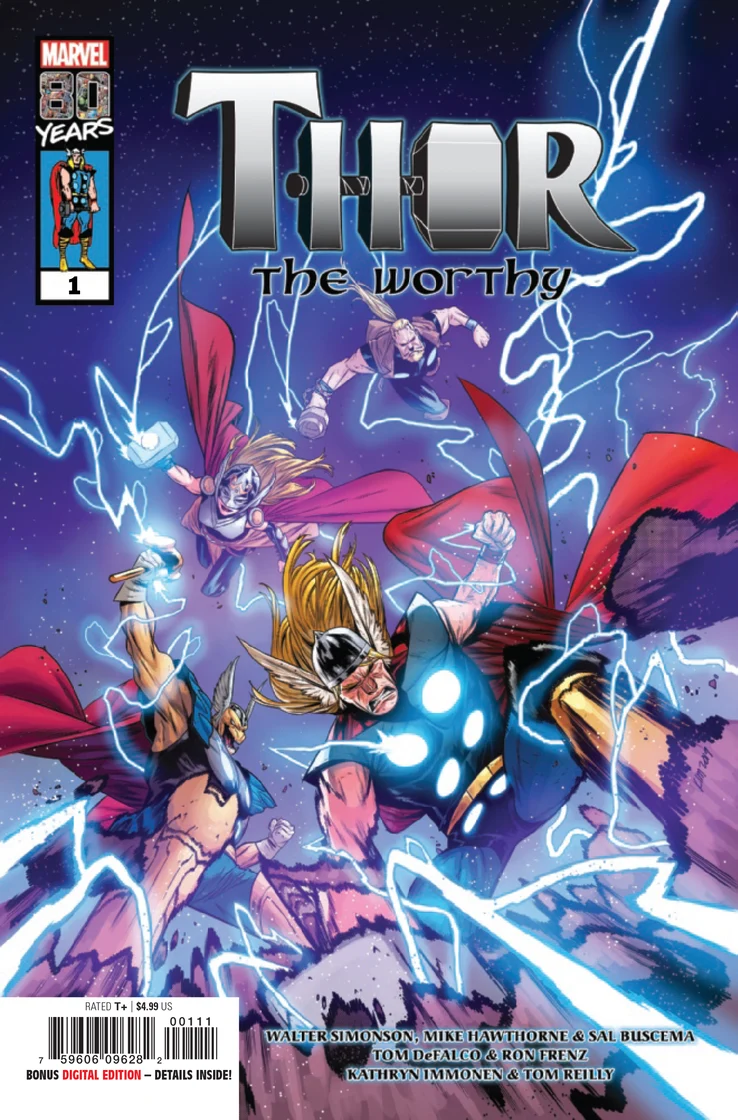 Thor: The Worthy #1, copertina di Kim Jacinto