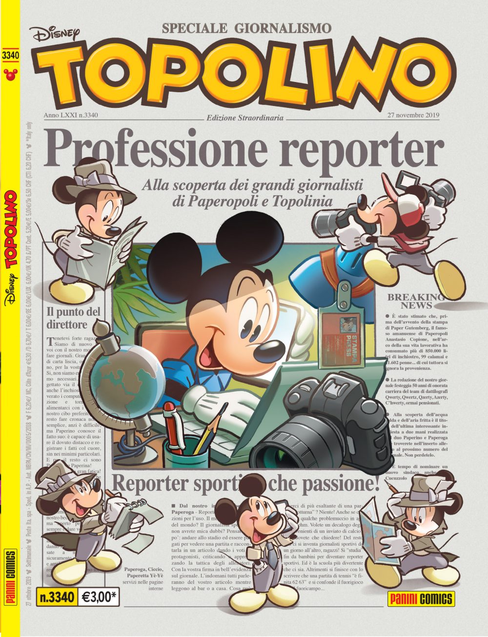 Topolino 3340, copertina