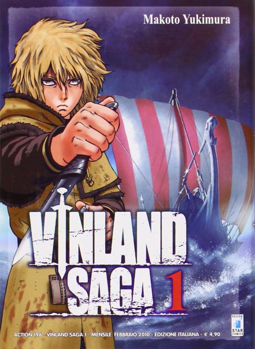 Vinland Saga 1, copertina di Makoto Yukimura