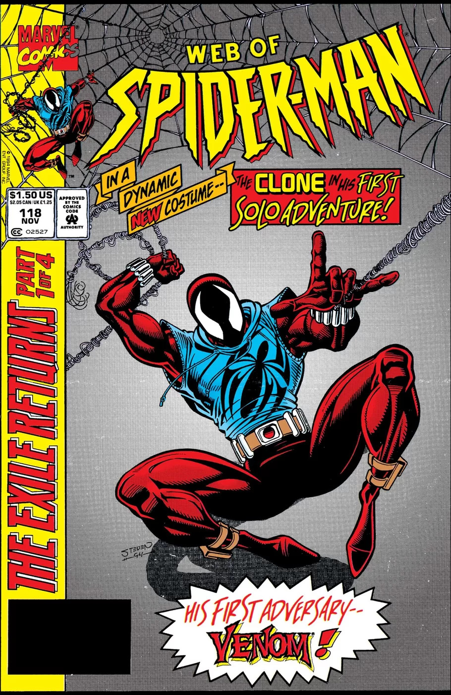 Web of Spider-Man #118, copertina