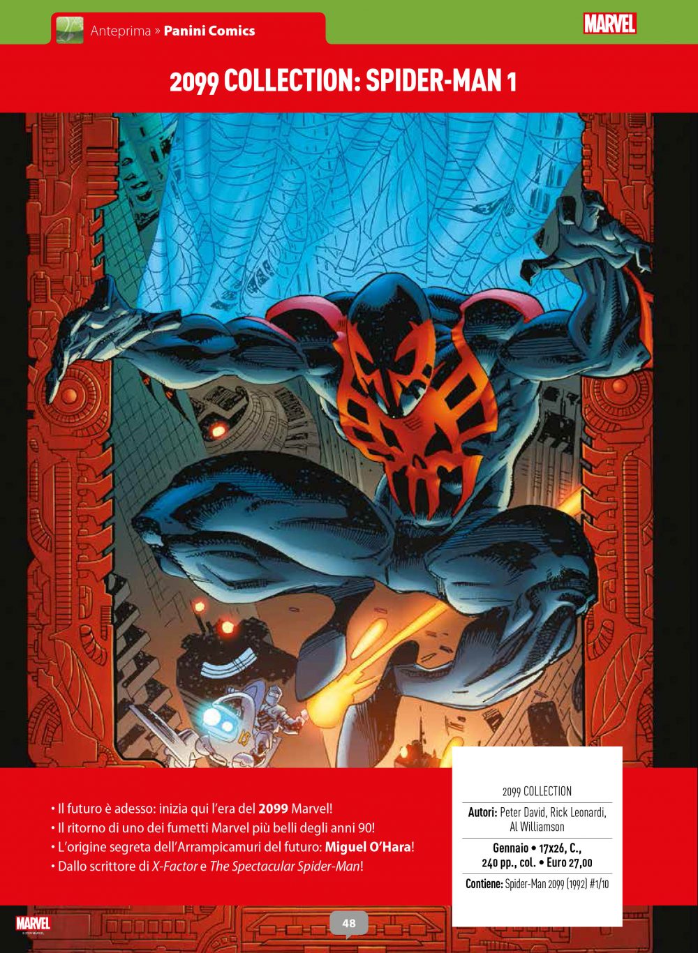 2099 Collection vol. 1: Spider-Man su Anteprima