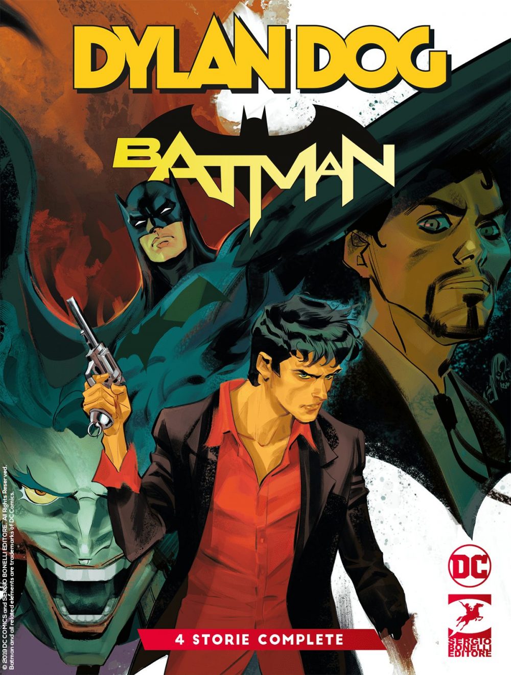Dylan Dog/Batman, copertina di Emiliano Mammucari