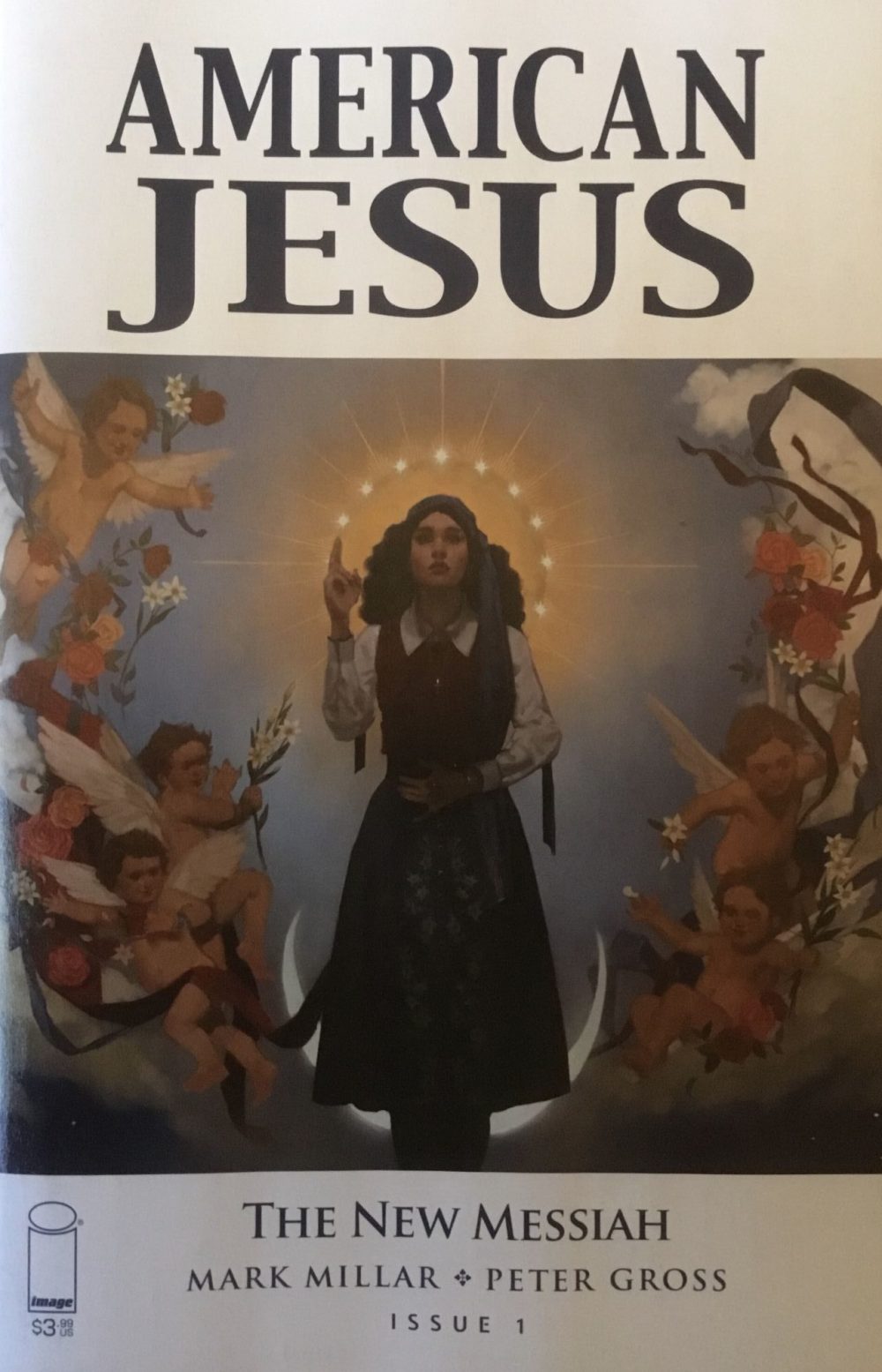 American Jesus: The New Messiah #1, copertina di Peter Gross