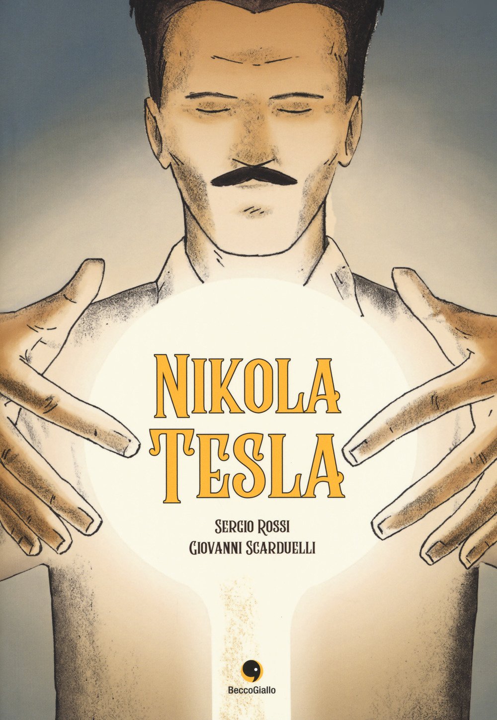 Nikola Tesla, copertina di Giovanni Scarduelli