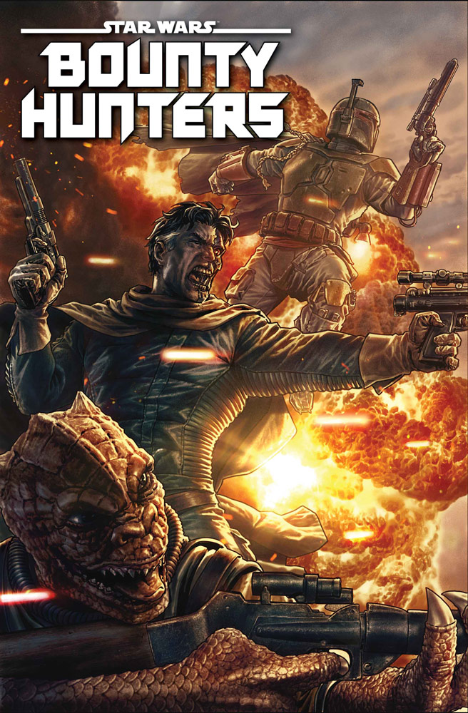 Star Wars: Bounty Hunters #2, copertina di Lee Bermejo