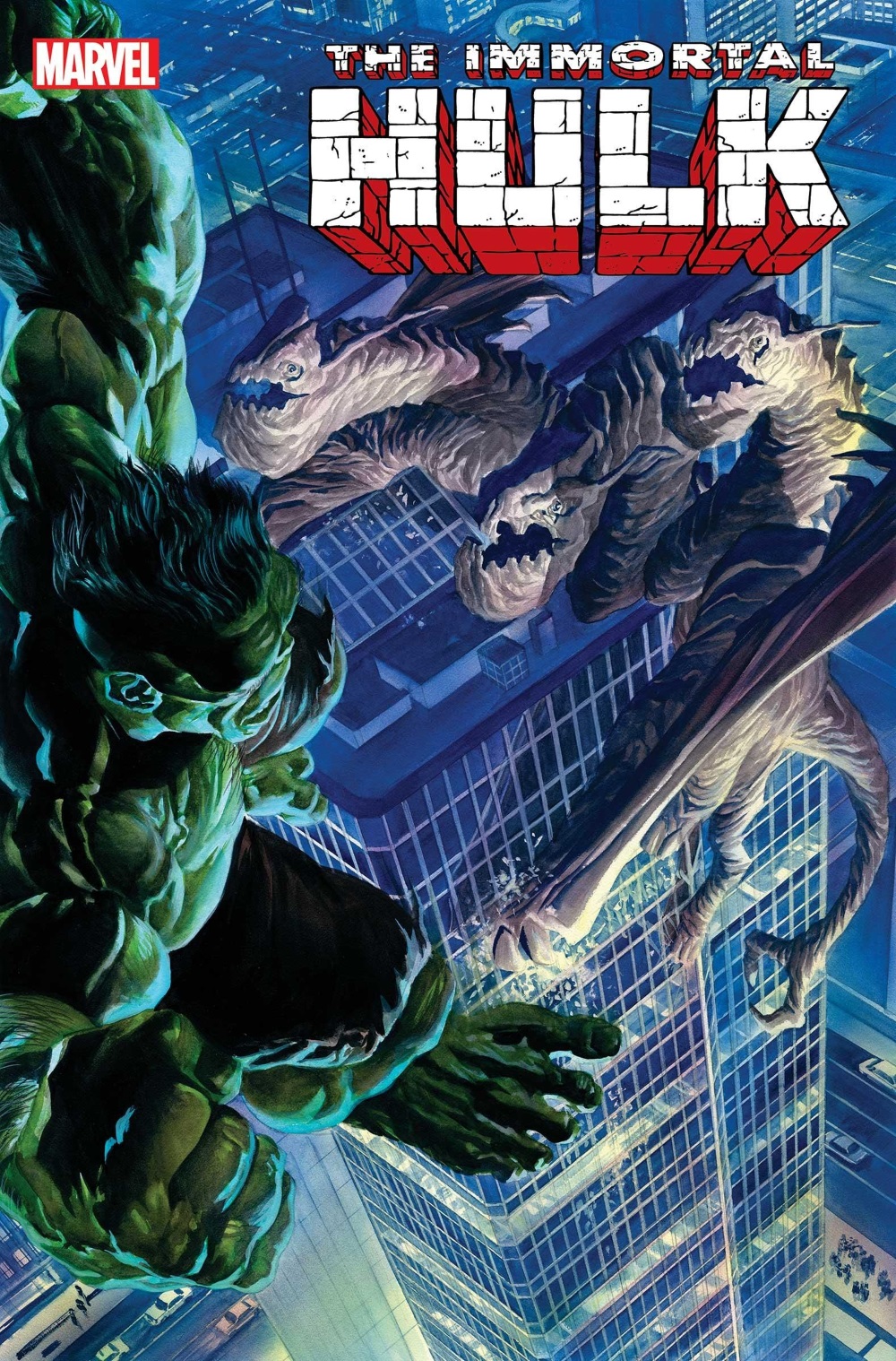 Immortal Hulk #29, copertina di Alex Ross