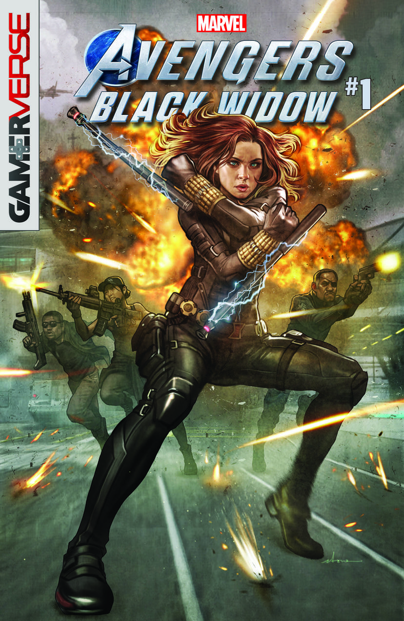 Marvel's Avengers: Black Widow #1, copertina di Stonehouse