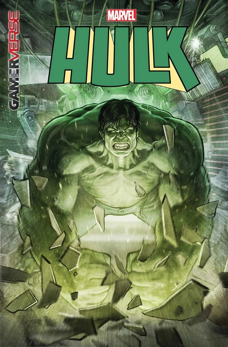 Marvel's Avengers: Hulk #1, copertina di Stonehouse