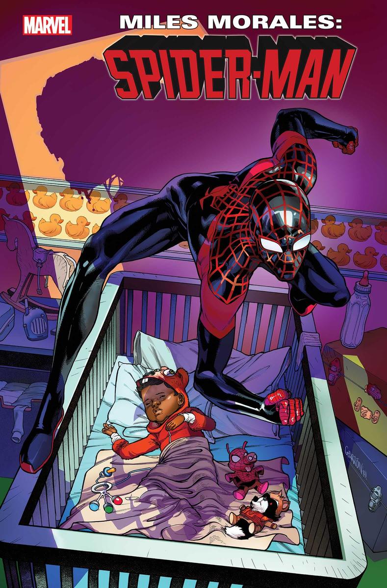 Miles Morales: Spider-Man #16, copertina di Javier Garron