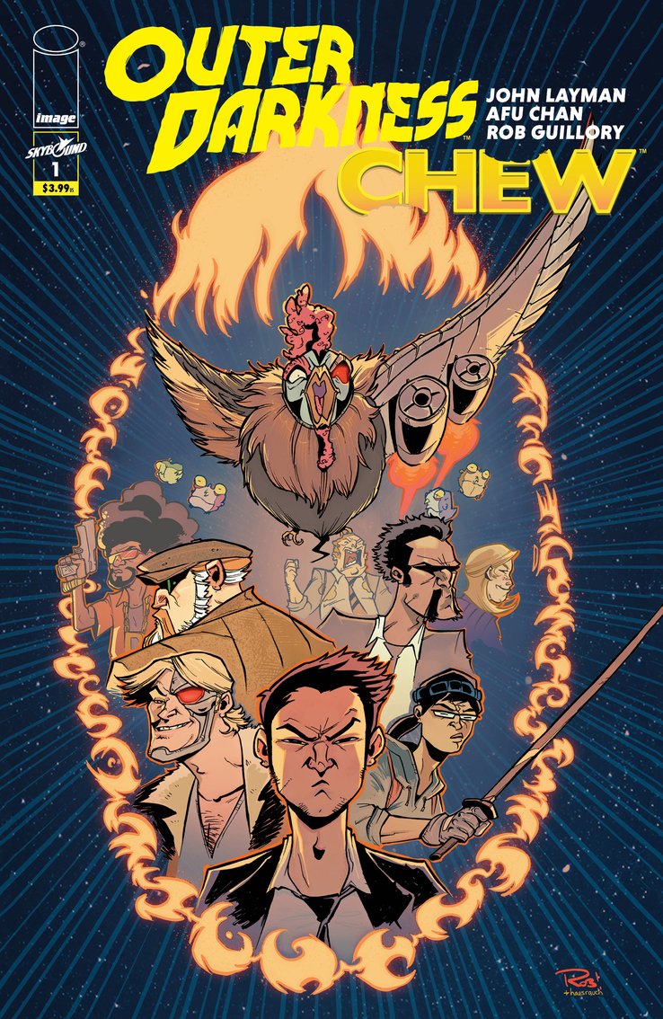 Outer Darkness/Chew #1, copertina di Rob Guillory