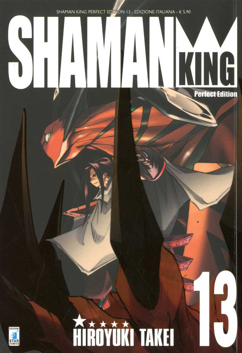 Shaman King 13, copertina di Hiroyuki Takei