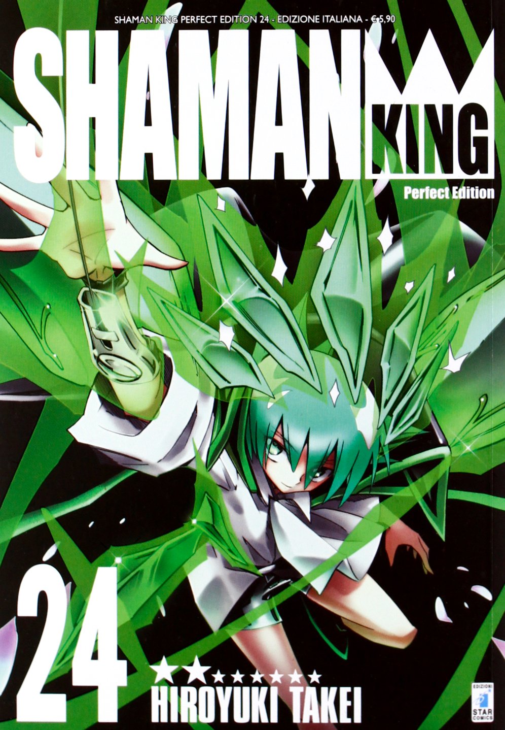 Shaman King 24, copertina di Hiroyuki Takei