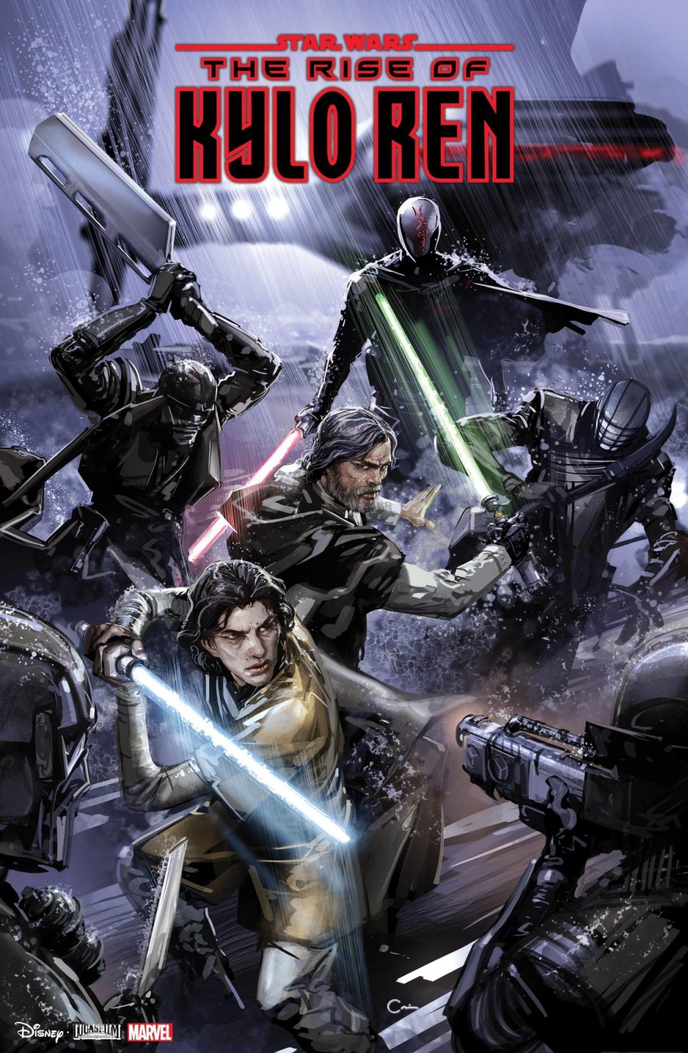 Star Wars: The Rise of Kylo Ren #2, copertina di Clayton Crain