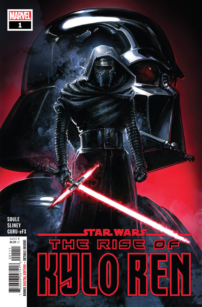 The Rise of Kylo Ren #1, copertina di Clayton Crain