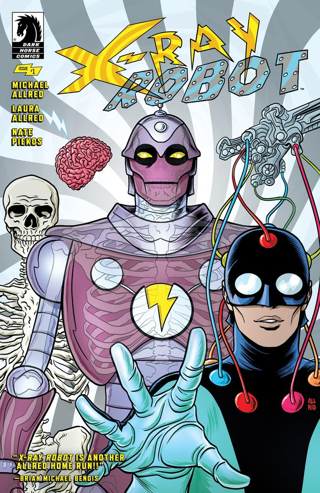 X-Ray Robot #1, copertina di Mike Allred