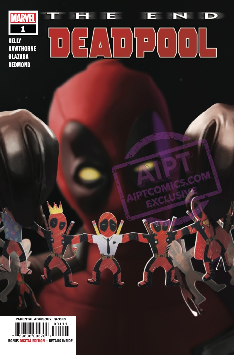 Deadpool: The End #1, copertina di Rahzzah