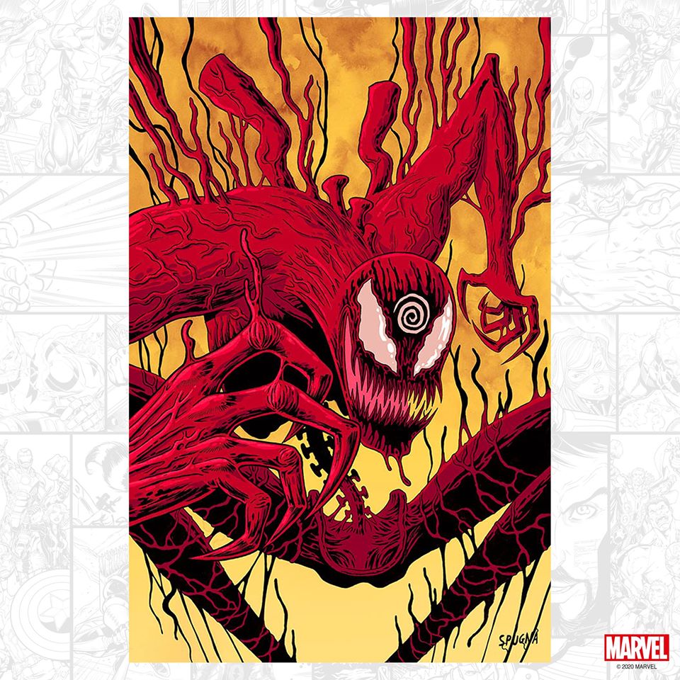 Absolute Carnage 1, copertina variant di Spugna