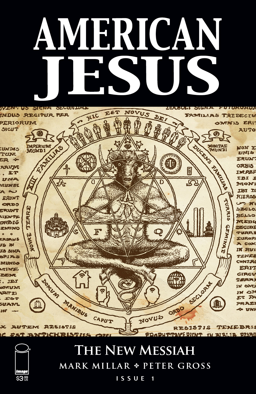 American Jesus: Book Two - The New Messiah #1, copertina C di Jodie Muir