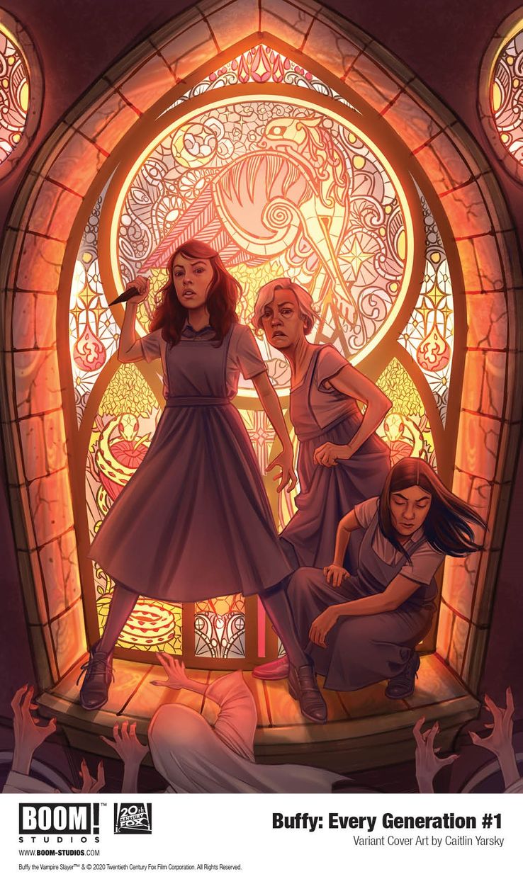 Buffy: Every Generation #1, variant cover di Caitlin Yarsky