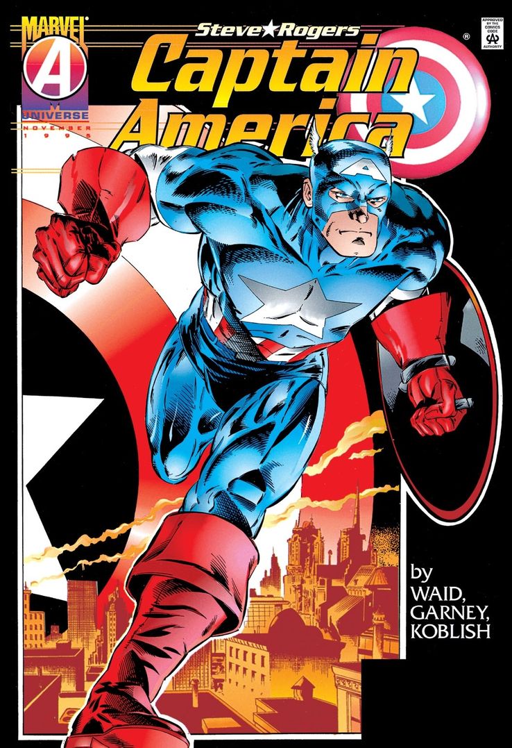 Captain America #445, copertina di Ron Garney