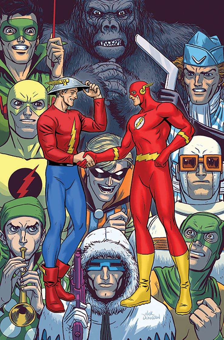 Flash #750, variant cover di Nick Derington