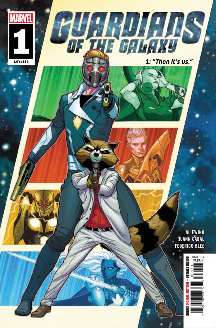 Guardians of the Galaxy #1, copertina di Juann Cabal