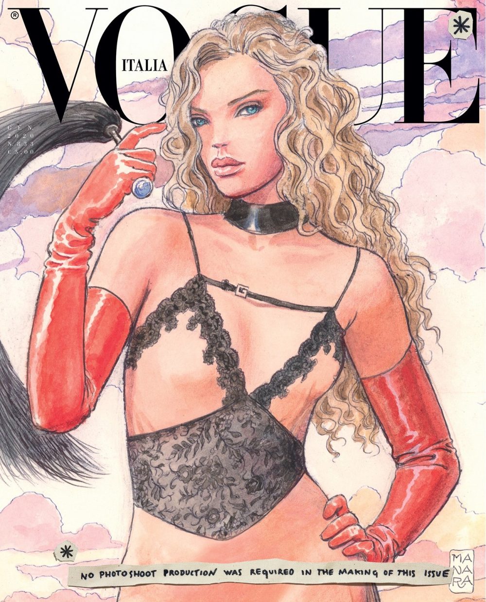 Vogue 833, copertina di Milo Manara