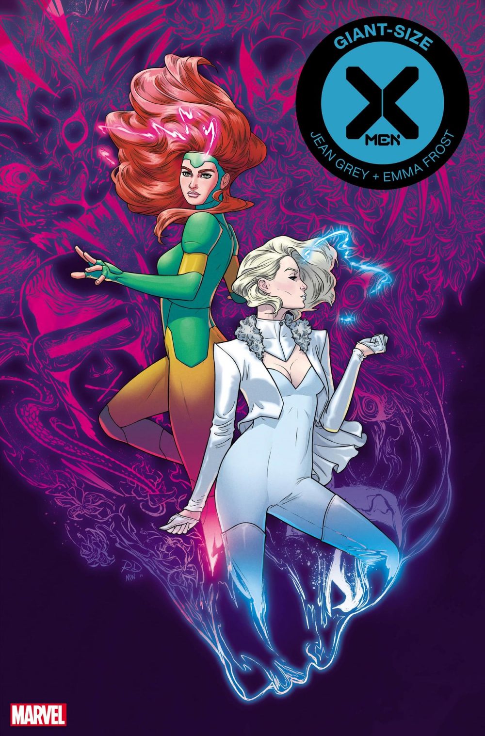 Giant-Size X-Men: Jean Grey and Emma Frost, copertina di Russell Dauteman