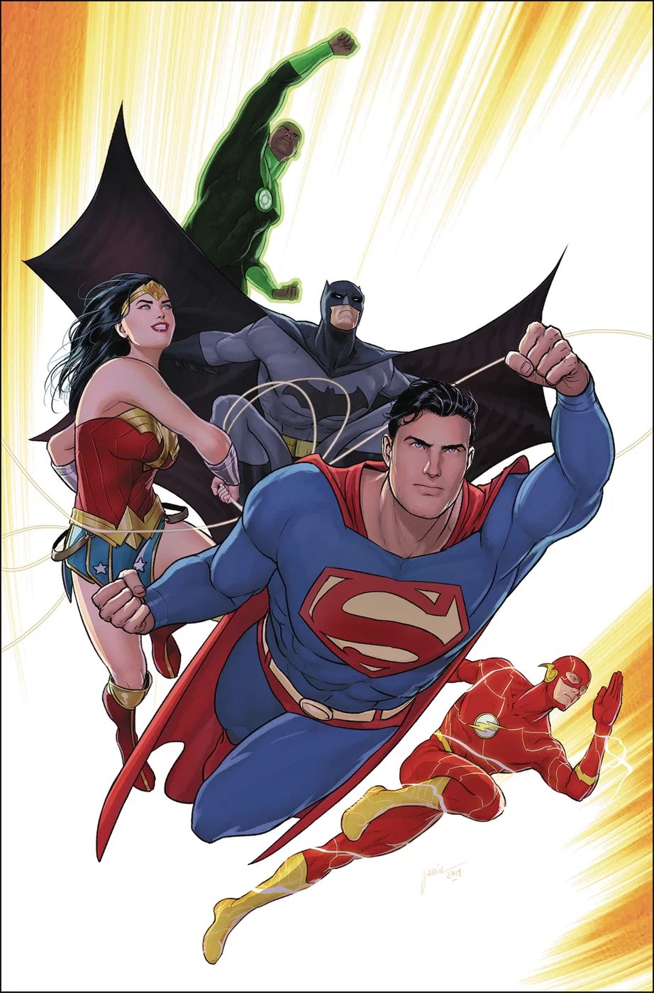 Justice Lague #42, variant cover di Mikel Janin